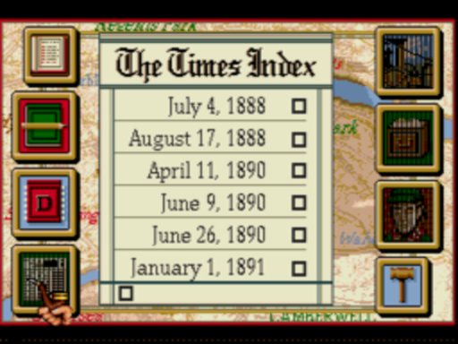 Sherlock Holmes Consulting Detective Vol. II screenshot 3 for Sega Mega CD
